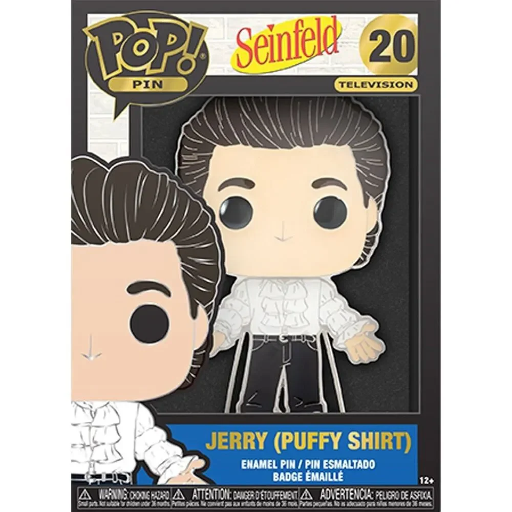 Funko Seinfeld Jerry Puffy Shirt Large Enamel Pop! Pin - 4